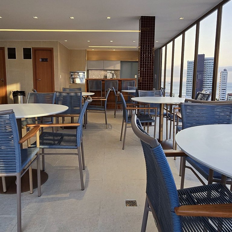 Piscina no Rooftop | A 9min da Praia da Barra