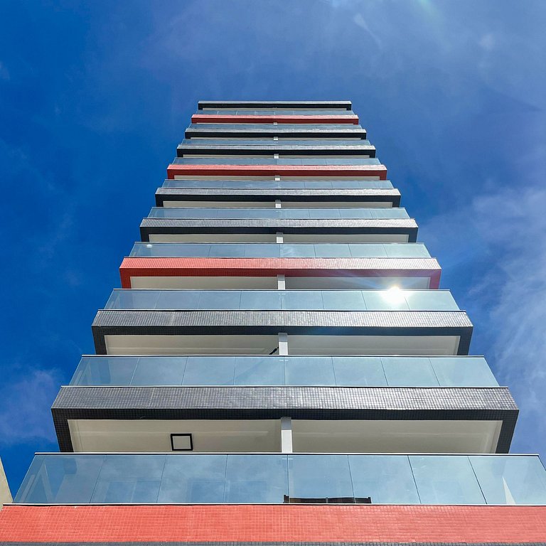 250m da Praia | Ar-cond. | 01 Vaga | 6x S/ Juros!