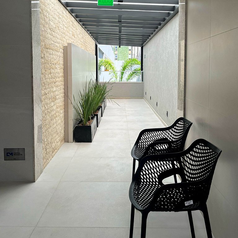 250m da Praia | Ar-cond. | 01 Vaga | 6x S/ Juros!