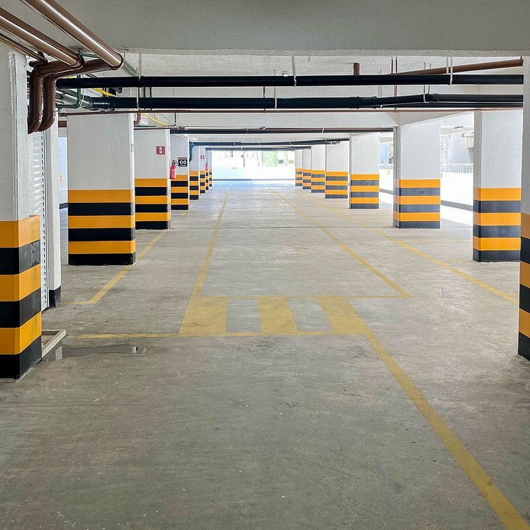 250m da Praia | Ar-cond. | 01 Vaga | 6x S/ Juros!