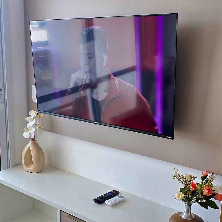 250m da Praia | Ar-cond. | 01 Vaga | 6x S/ Juros!