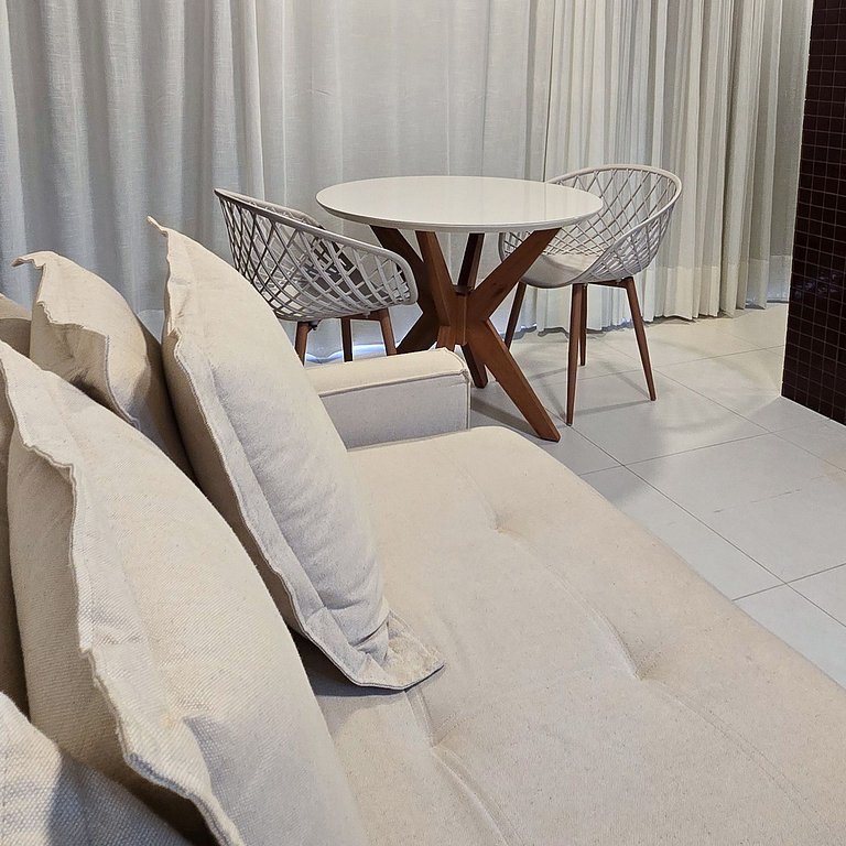 Apê Completo | Segurança 24h + Piscina no Rooftop