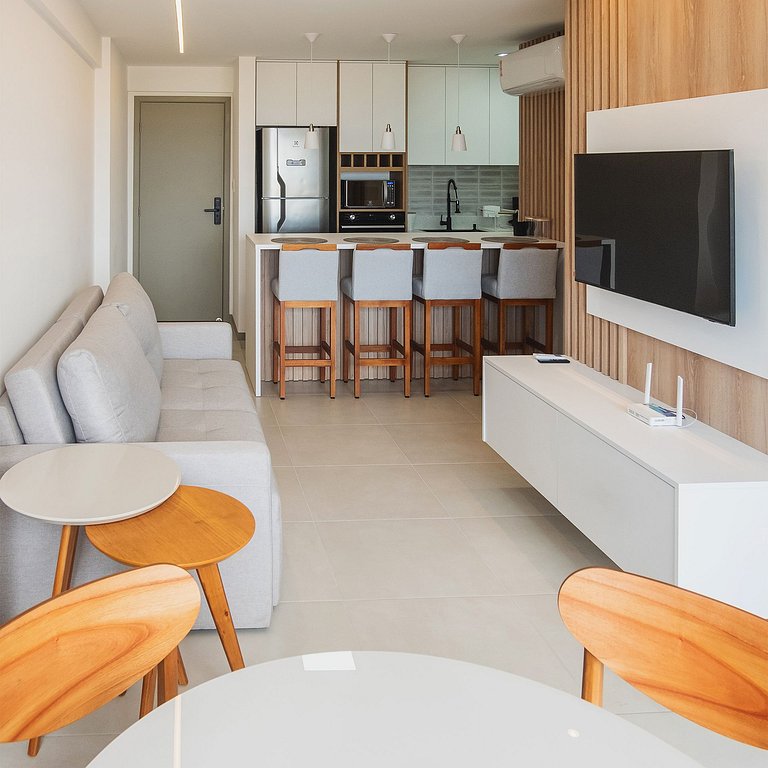 Seja o Primeiro Hóspede | Apê Completo | Beira-mar