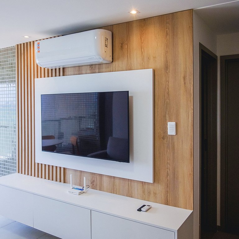 Seja o Primeiro Hóspede | Apê Completo | Vista mar