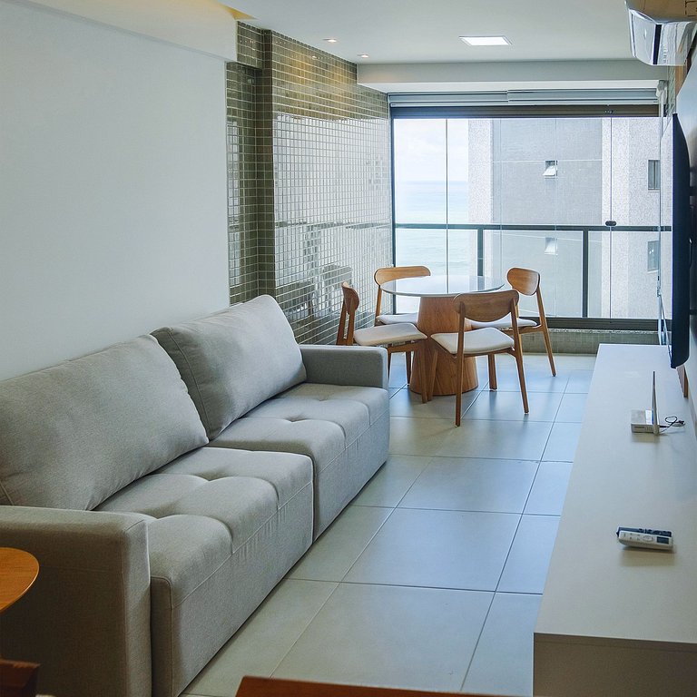 Seja o Primeiro Hóspede | Apê Completo | Vista mar