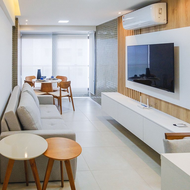 Seja o Primeiro Hóspede | Apê Completo | Vista mar