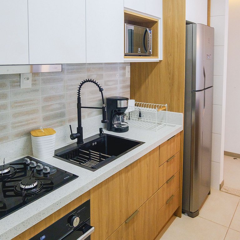 Seja o Primeiro Hóspede | Apê Completo | Vista mar