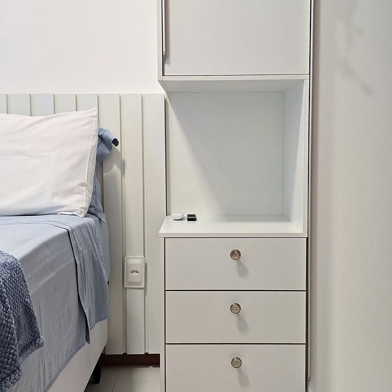 Apê Novo Completo | Perto da Praia da Barra