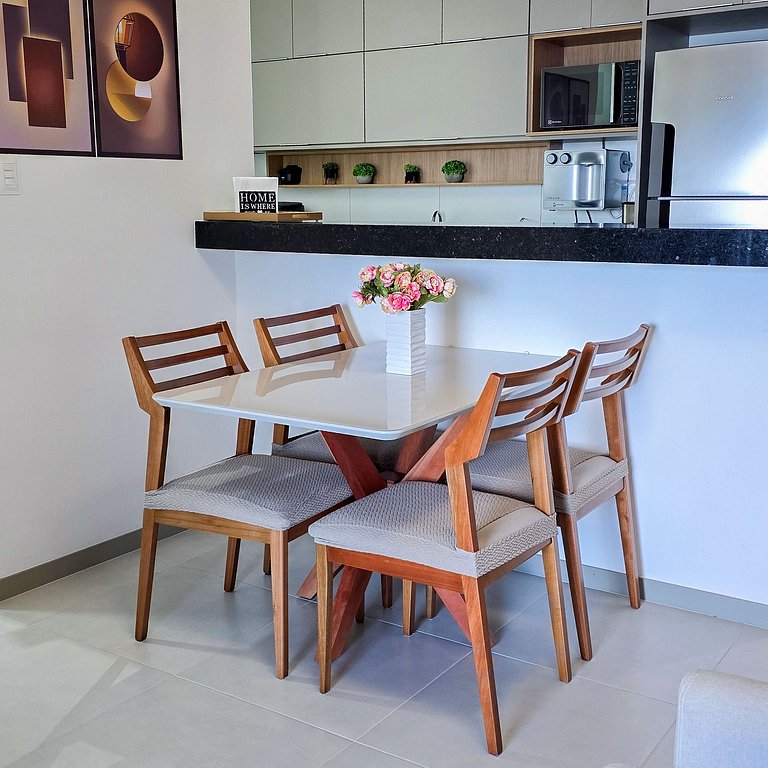 Seja o Primeiro Hóspede | Apê Completo | Vista Mar