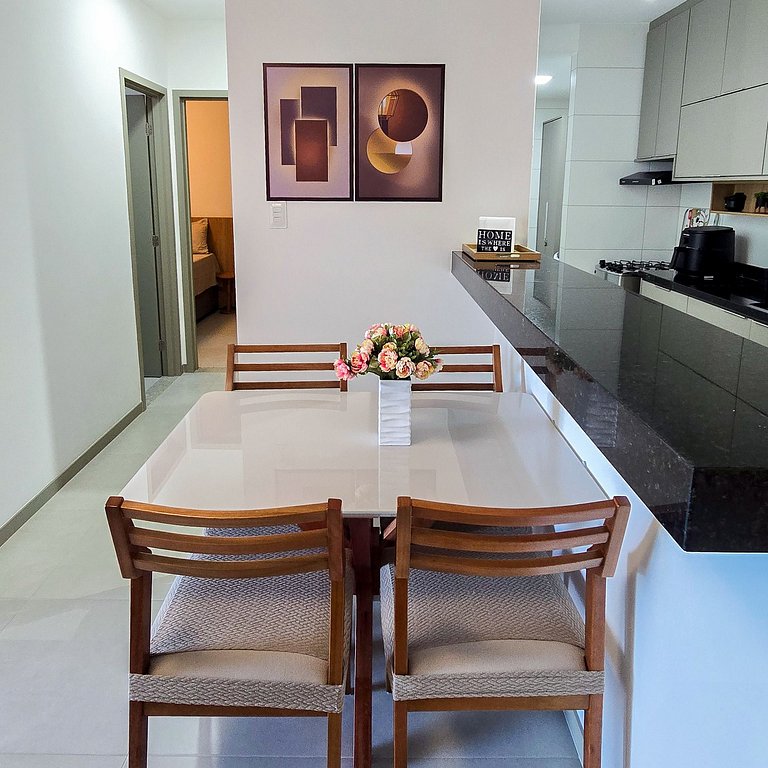 Seja o Primeiro Hóspede | Apê Completo | Vista Mar